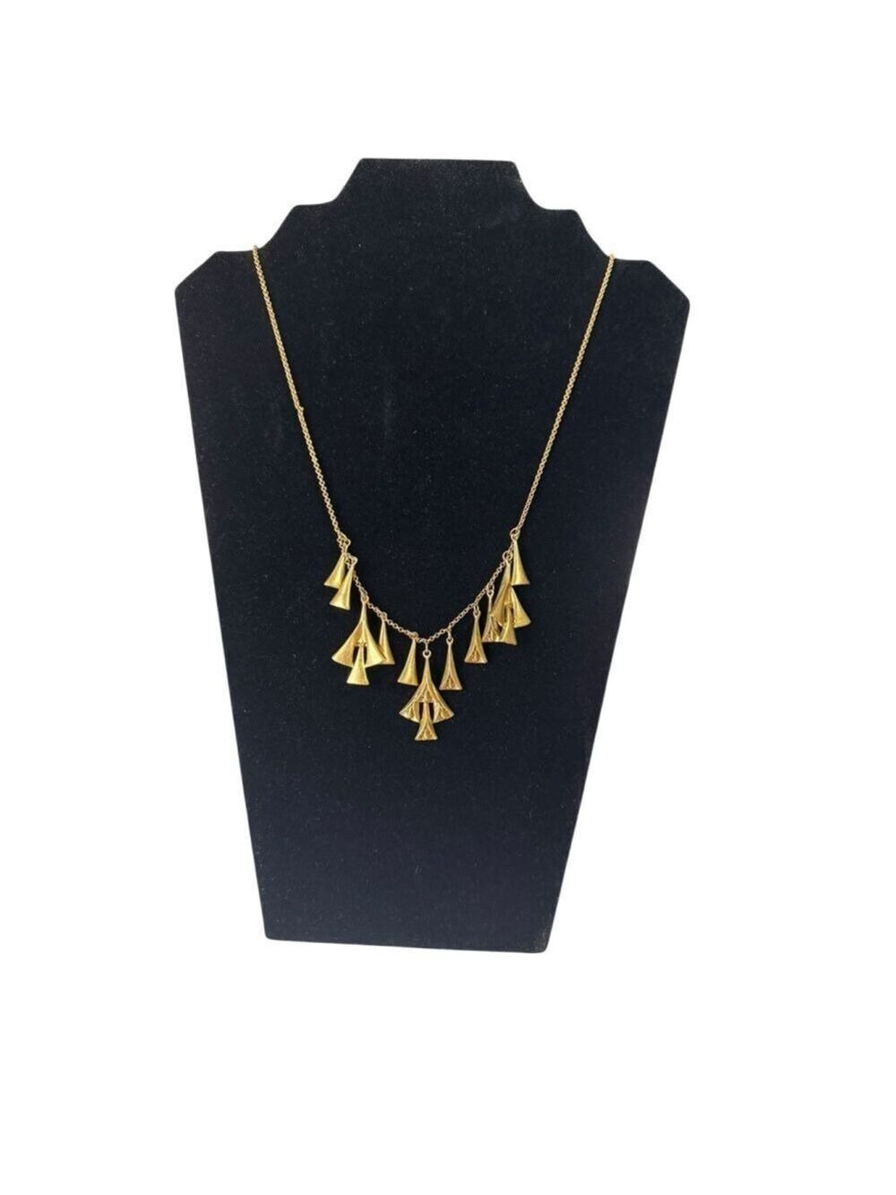 Women's J. Crew Gold Tone Bell Charm Necklace, One Size